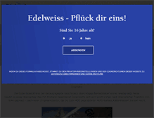 Tablet Screenshot of edelweissbier.at